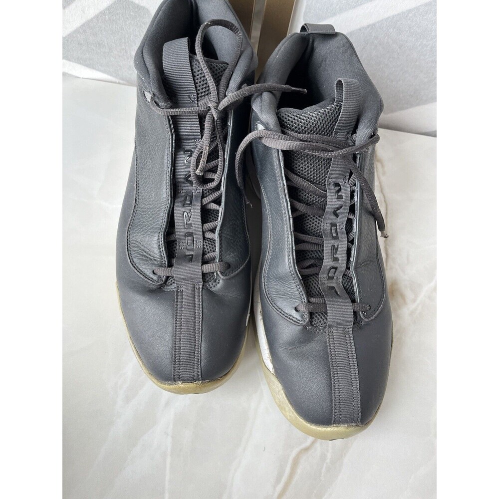 Vtg Jordan Jumpman Pro Quick Sneakers-Anthracite 932687-004 Men Sz 14 Shoes - Picture 5 of 10